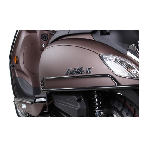 REAR TRIM RAIL SET FIDD III SHINY BLACK