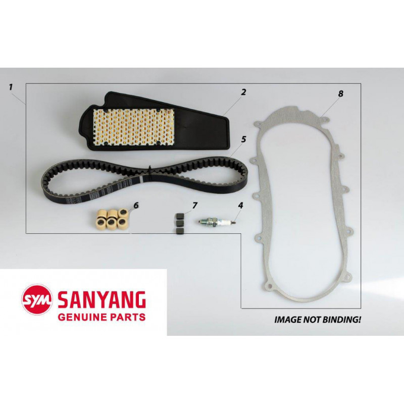 SERVICE KIT 50CC ORBIT3 E5 45KM/H