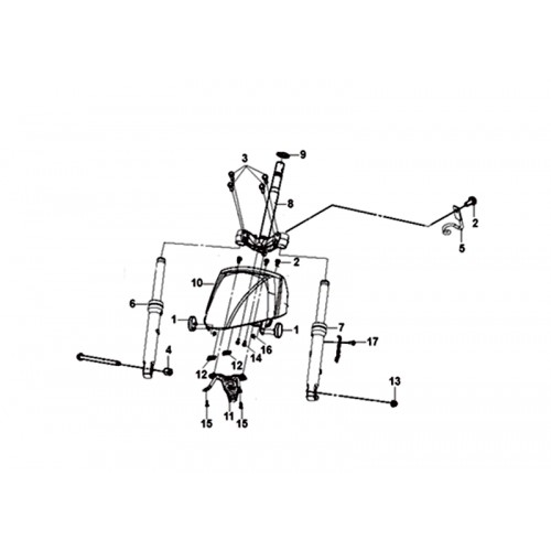 GARDE BOUE AV NOIR MAT GY-7450U